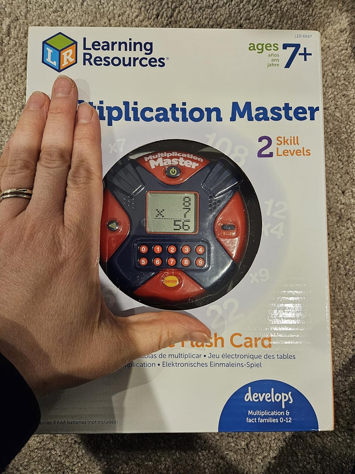Learning Resources Multiplication Master Electronic Flash Card customer photo 2