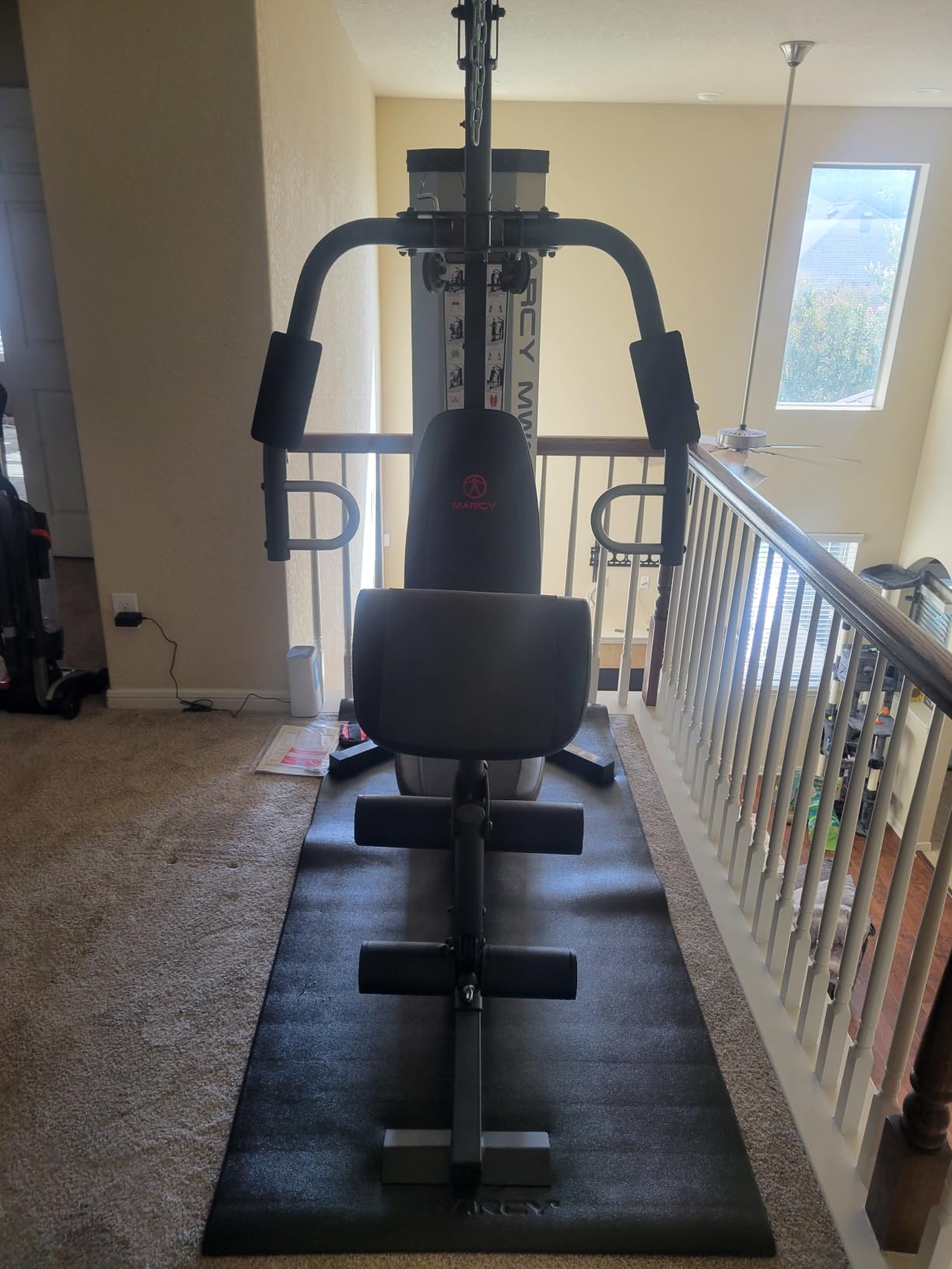 Marcy MWM-988 Multifunction Steel Home Gym 150lb Weight Stack Machine customer photo 1
