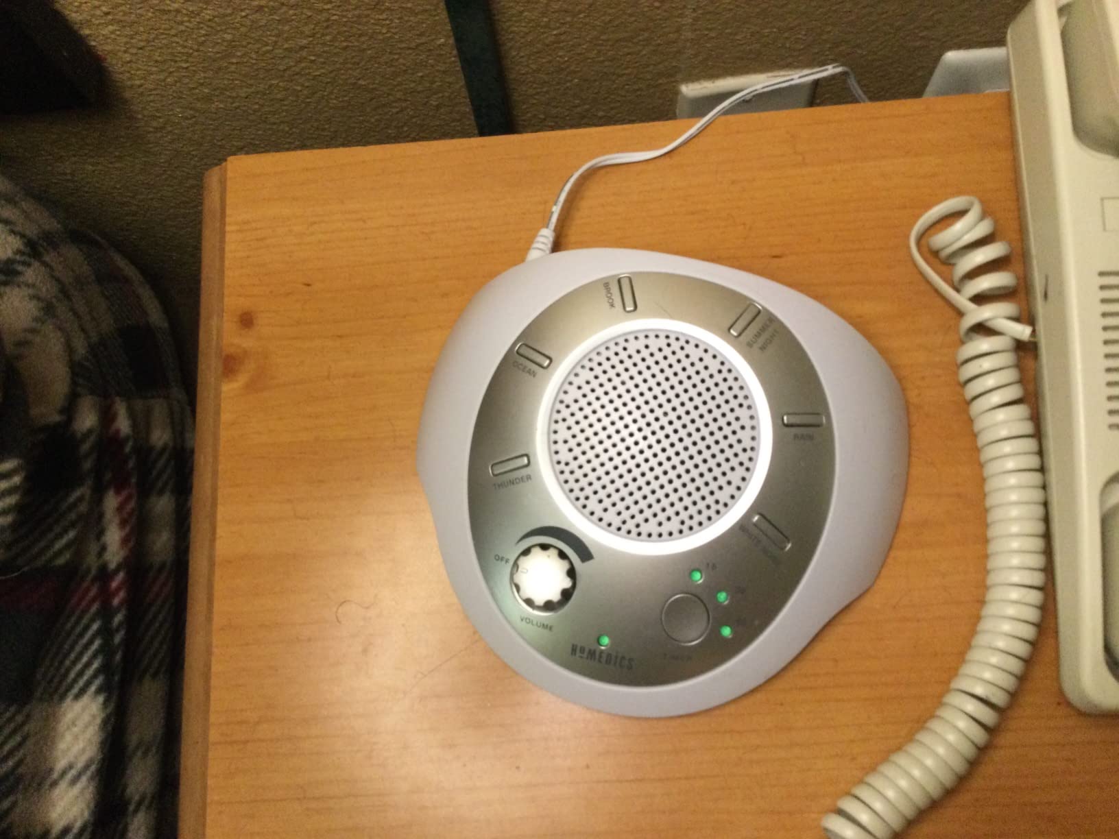Homedics SoundSleep White Noise Sound Machine, Silver customer photo 1