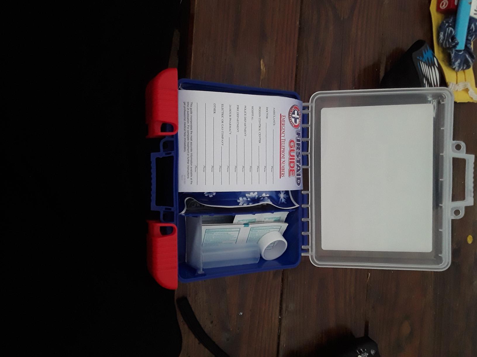 Be Smart Get Prepared 110 Pc First Aid Kit - Home, Car, Office, Travel, FSA customer photo 1