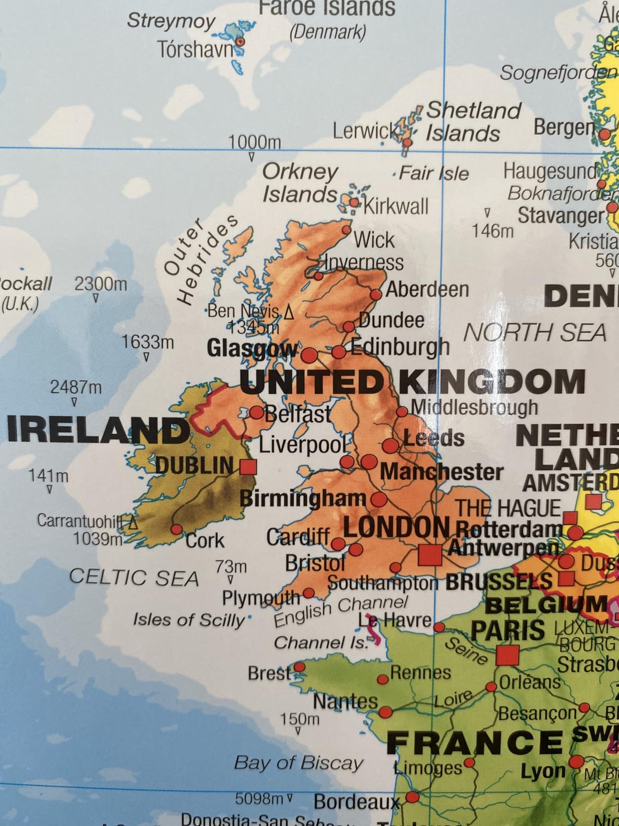 Giant World Map - Mega-Map Of The World 46 x 80 - Laminated - 2026 Updated customer photo 1