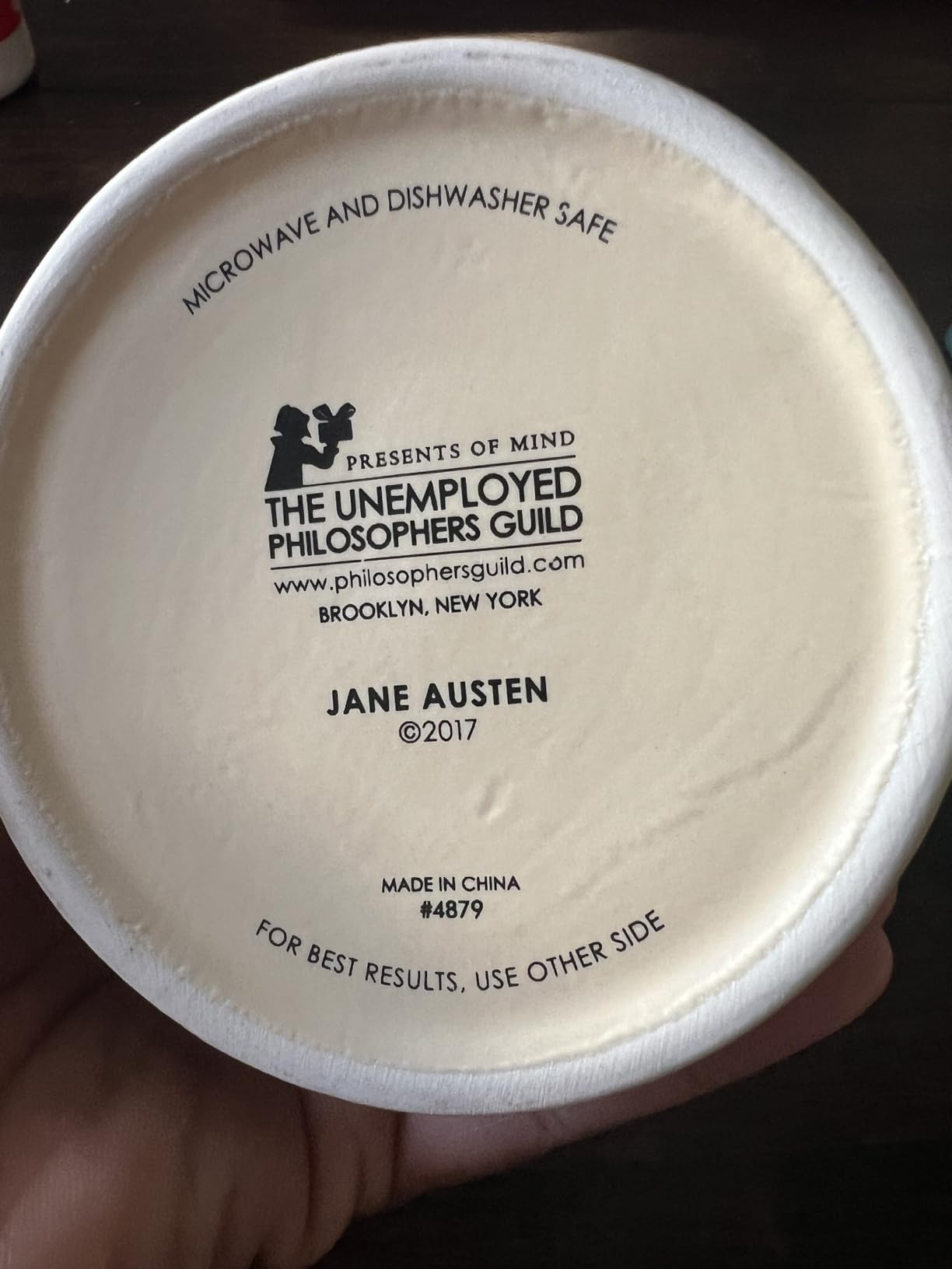 The Unemployed Philosophers Guild Jane Austen Coffee Mug - Austen's Most Famous Quotes and Depictions, Comes in a Fun Gift Box, 14 oz customer photo 1