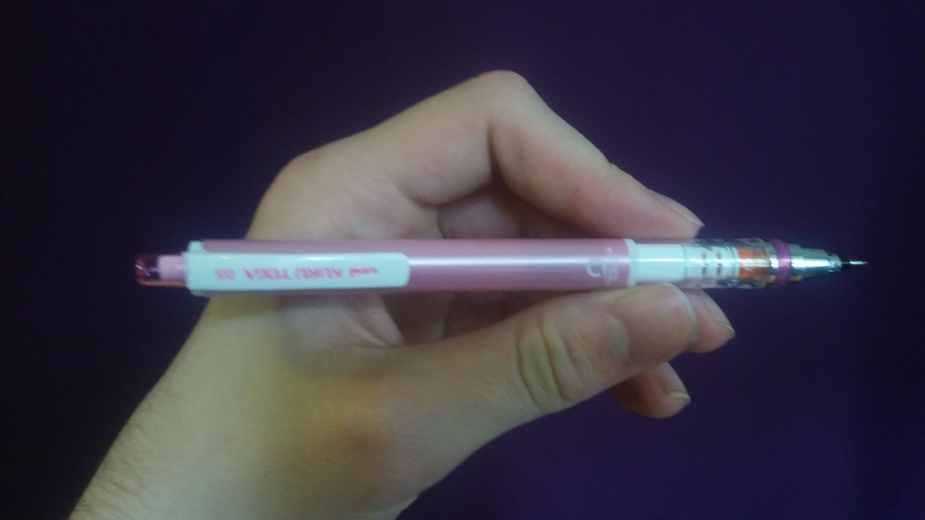 uni Kurutoga Mechanical Pencil Standard, 0.5mm, Baby Pink (M54501P.68) customer photo 2