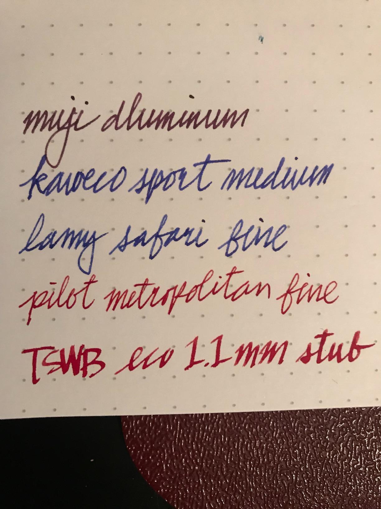 MUJI Aluminum Fountain Pen customer photo 2
