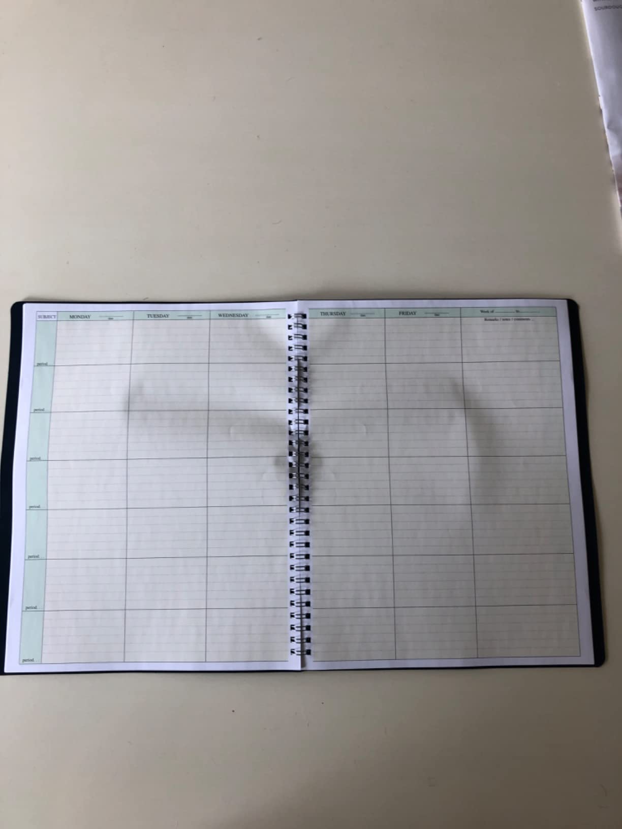 Elan Publishing Company 7 Period Teacher Lesson Plan; Days Horizontally Across The Top (W101) customer photo 1