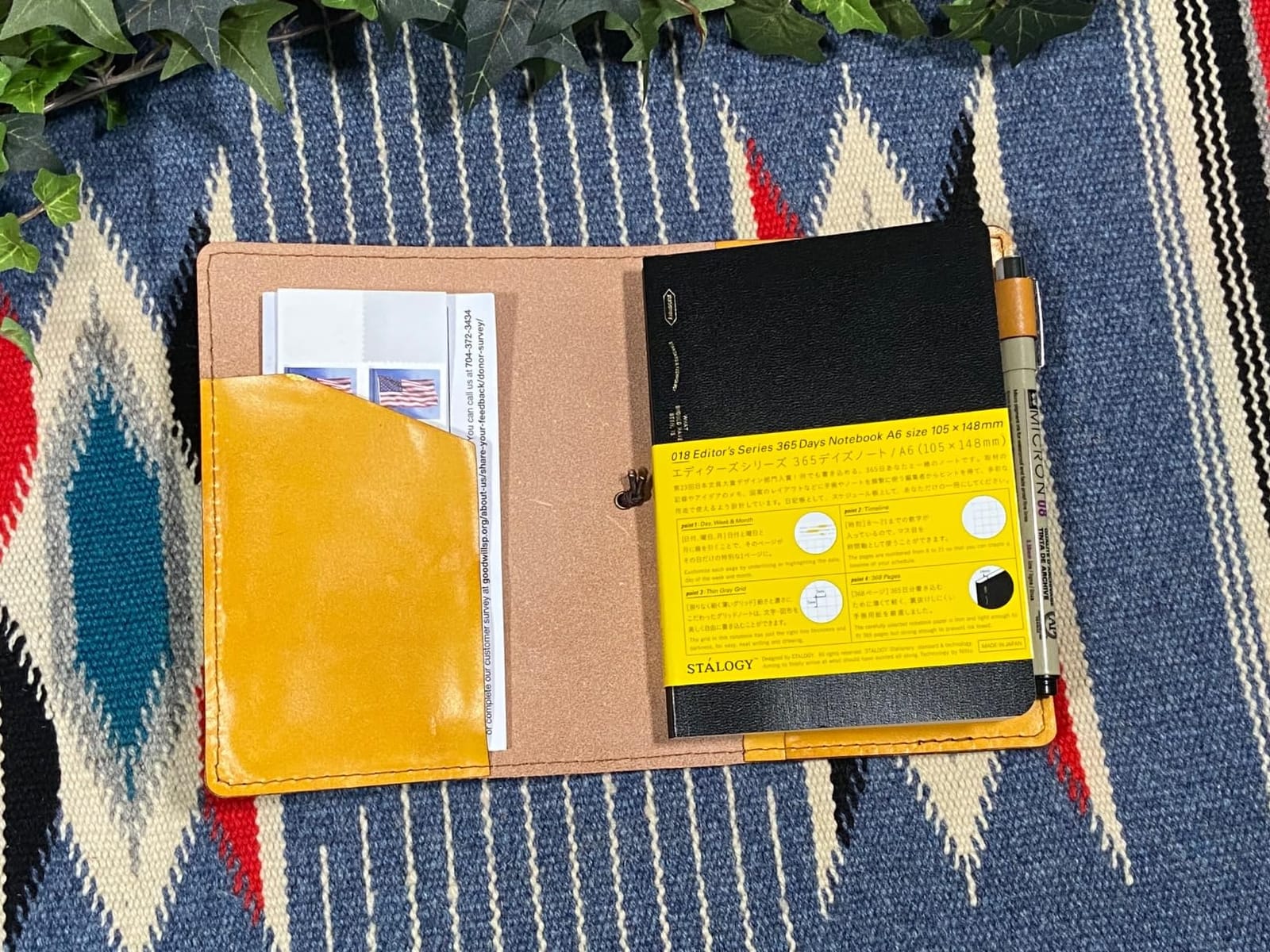 Nitoms S4103 STALOGY Notebook, A6, Squared, 365 Days Notebook, Black customer photo 2