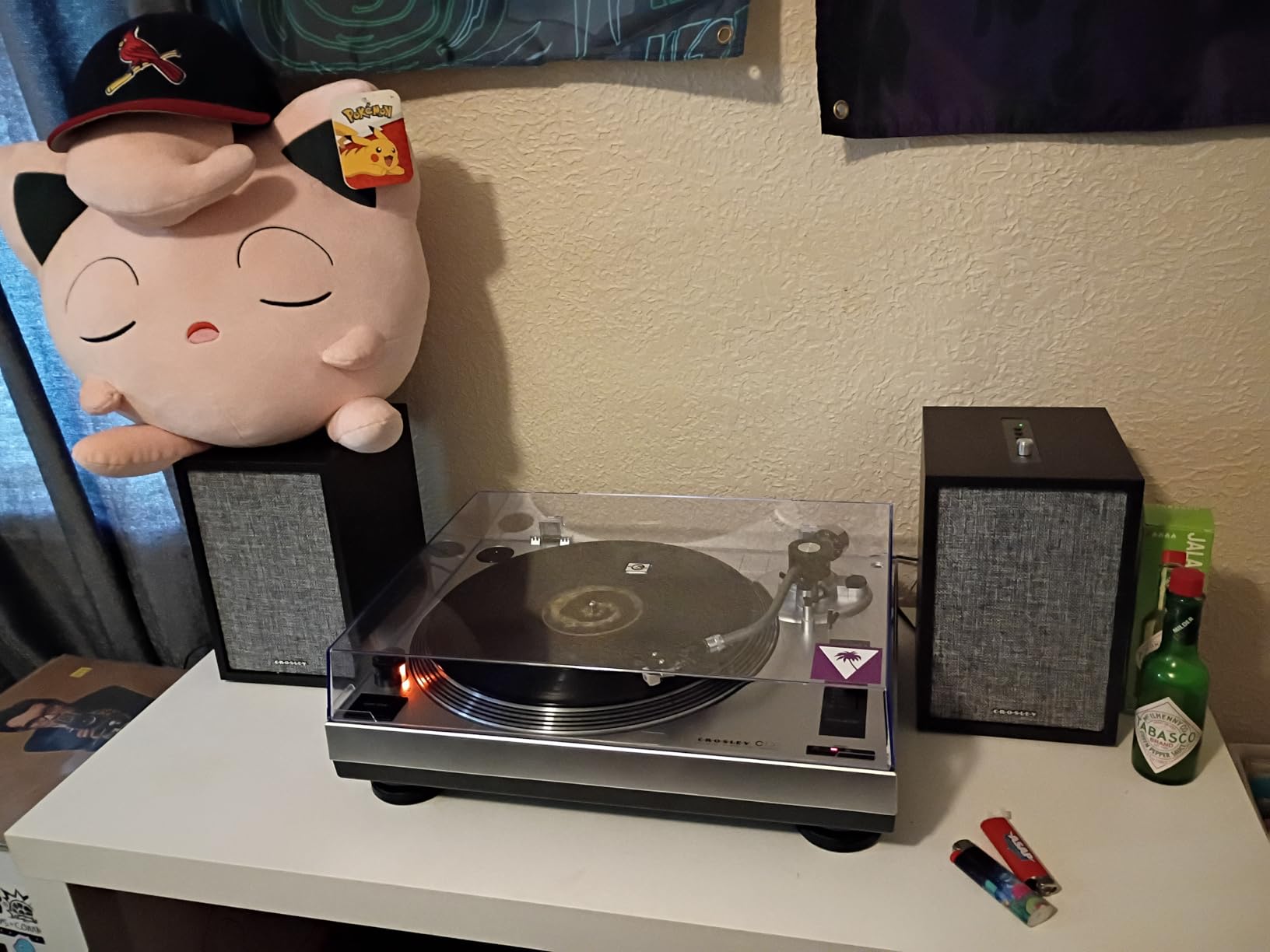 Crosley C100A-SI Record Player, Silver customer photo 2