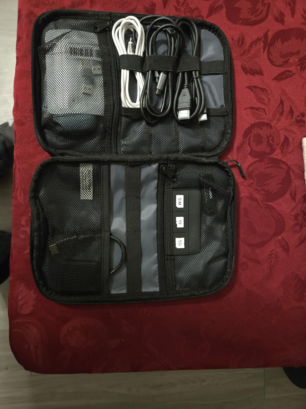 BAGSMART Large Electronic Organizer Travel Case for Tech Accessories, Black customer photo 1