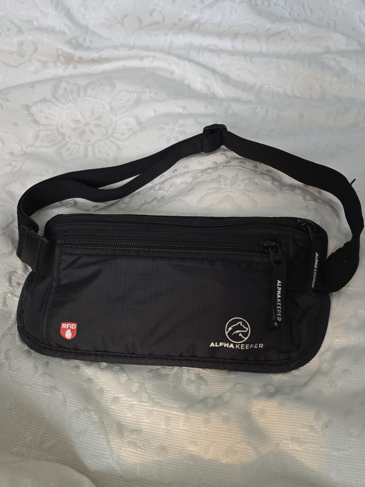 Alpha Keeper Money Belt for Travel Men Women Hidden RFID Passport Holder customer photo 2