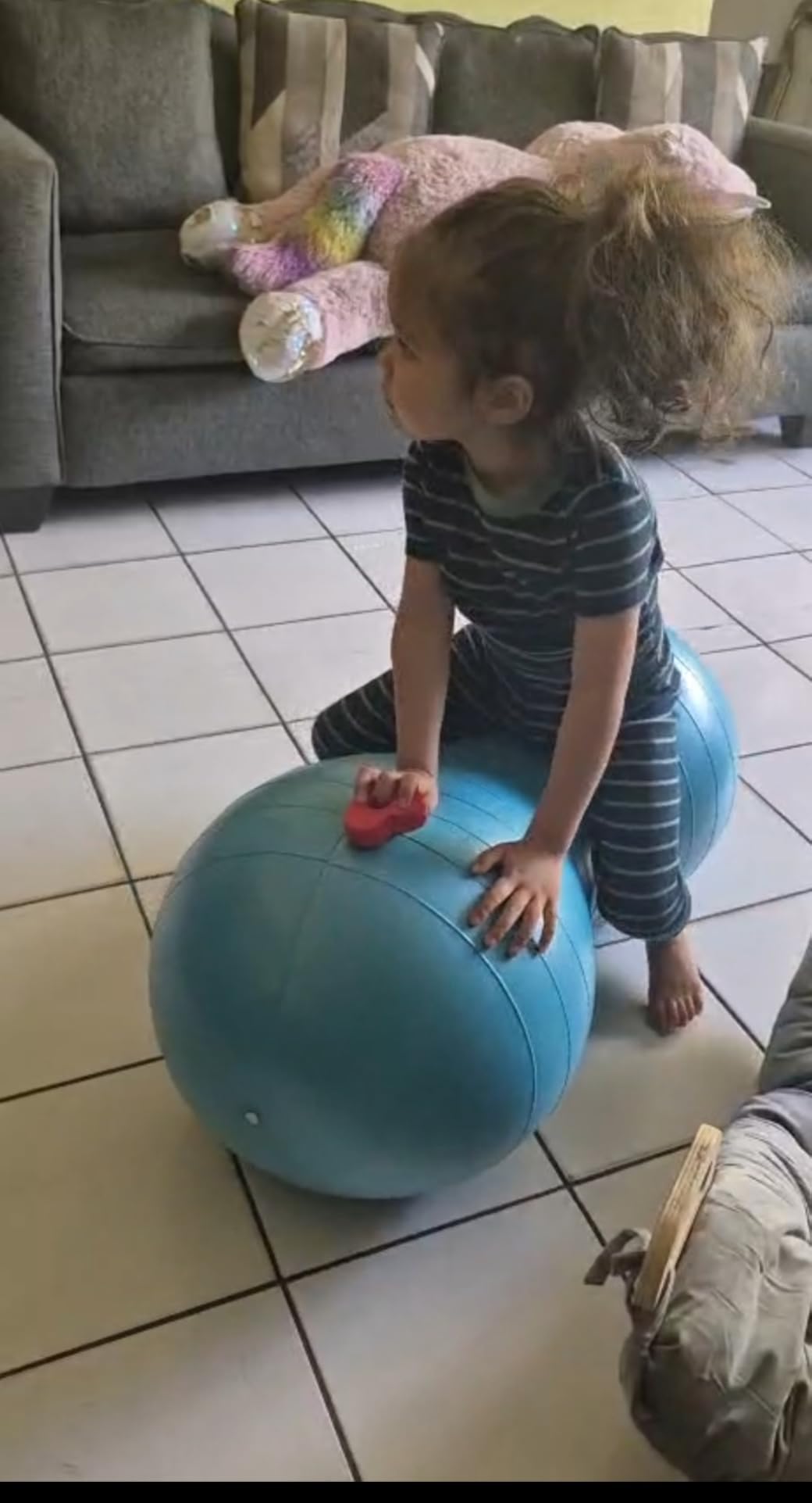 Gaiam Kids Peanut Ball Chair, Flexible Seating for Classroom customer photo 1