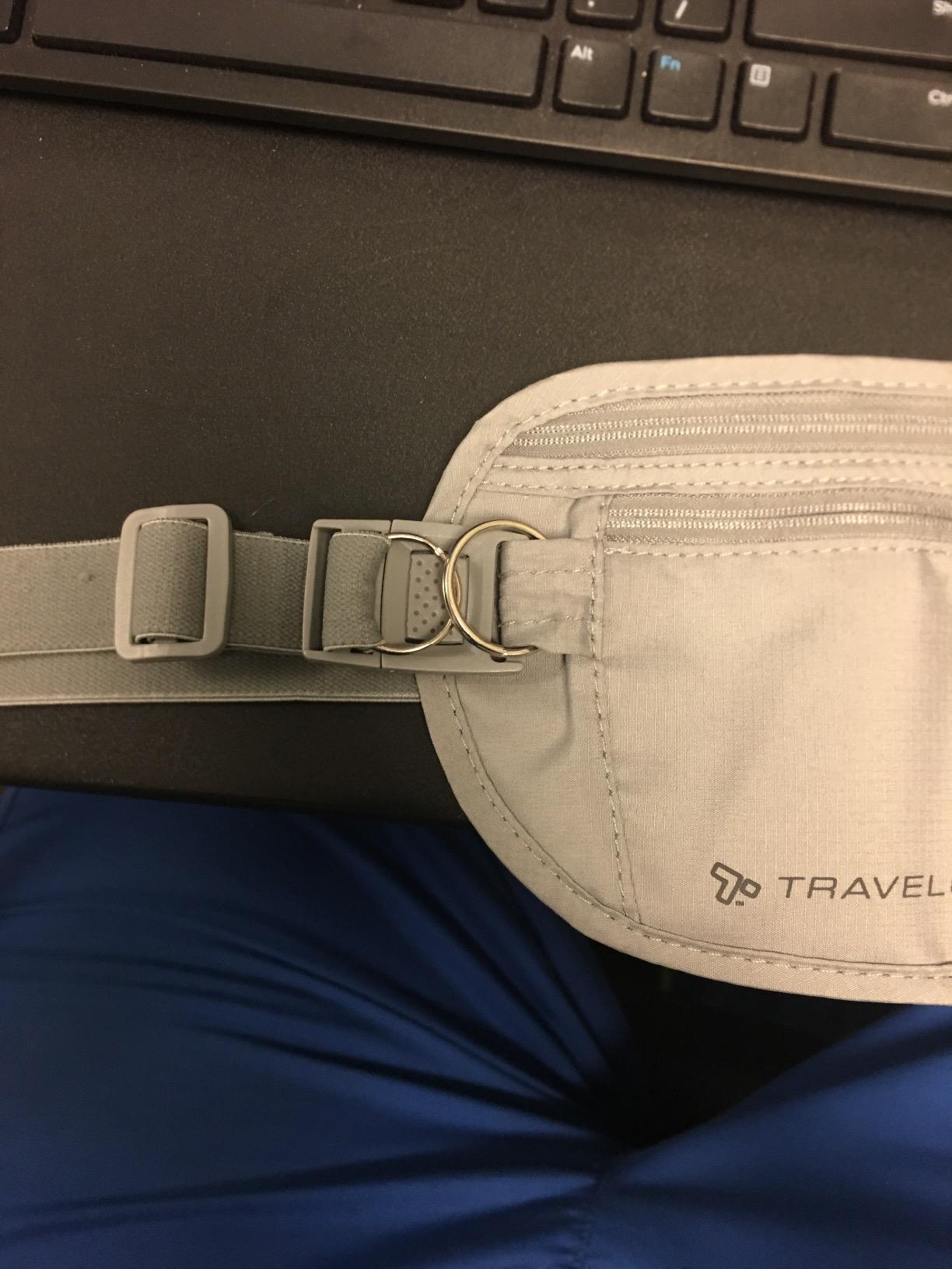 Travelon Rfid Blocking Undergarment Waist Pouch Travel Wallet customer photo 2