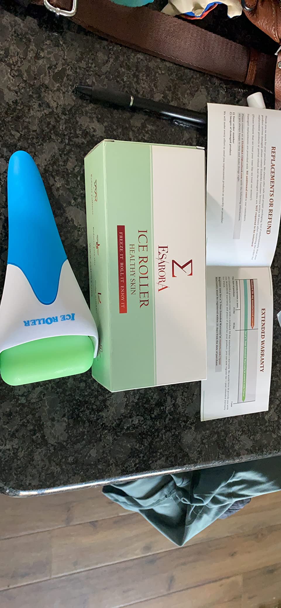 ESARORA Ice Roller for Face & Eye, Puffiness, Migraine, Pain Relief and Minor Injury, Skin Care Products customer photo 1