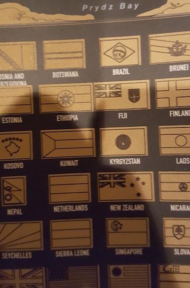 Scratch Off World Map Poster – Deluxe Travel Map, Scratch Off Map of The World with US States and Country Flags, Tracks Where You Have Been, Full Accessories Set, Gift for Travelers, by Earthabitats customer photo 2