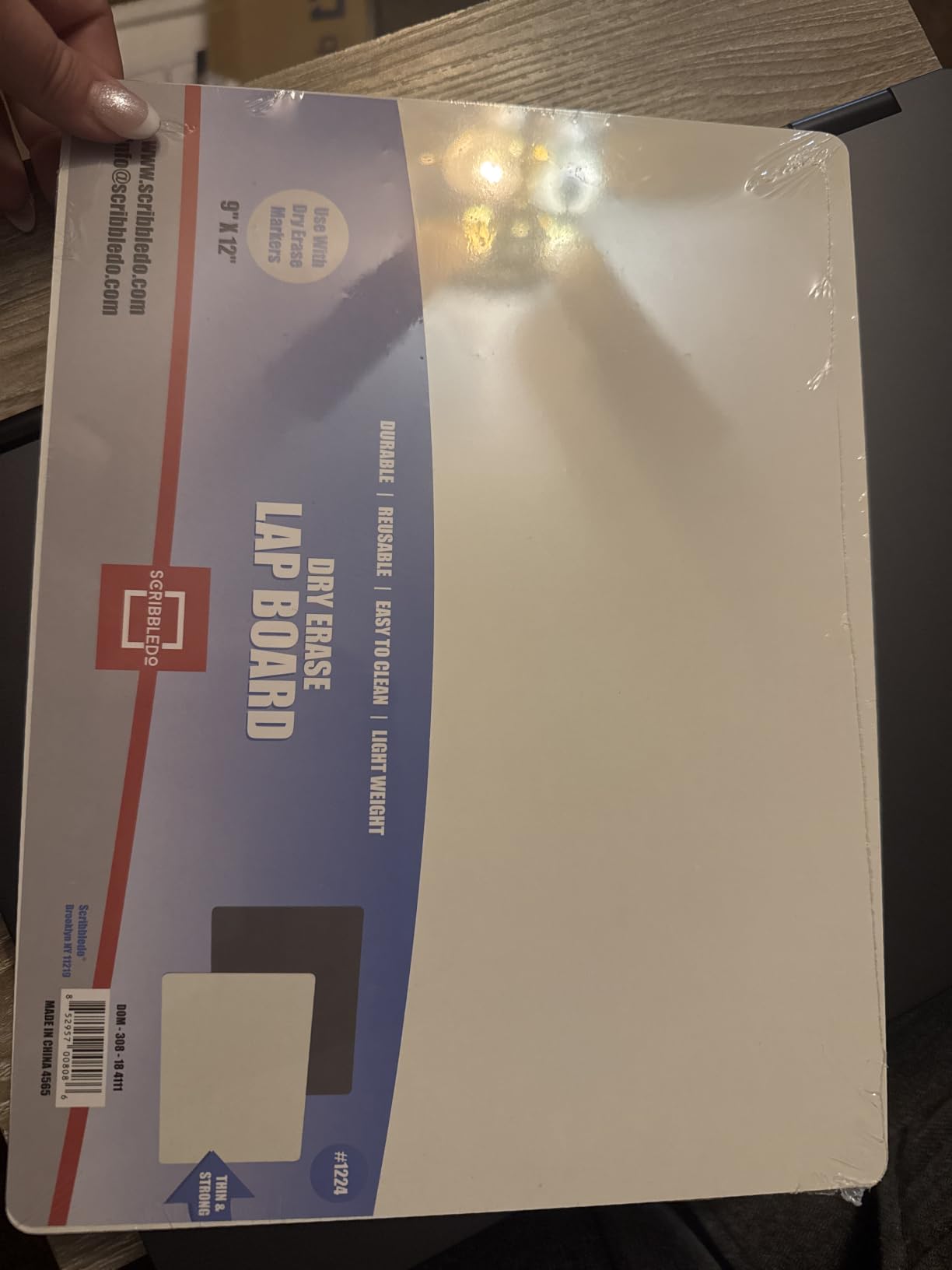 Scribbledo Small Dry Erase Whiteboard for Students 9x12 customer photo 2
