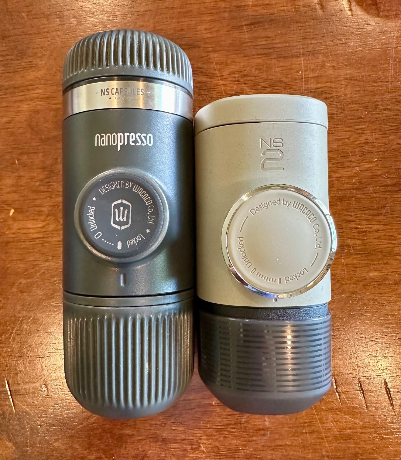 WACACO Minipresso NS, Portable Espresso Machine, Compatible Original NS Capsules, Travel Coffee Maker, Manually Operated from Piston Action customer photo 2