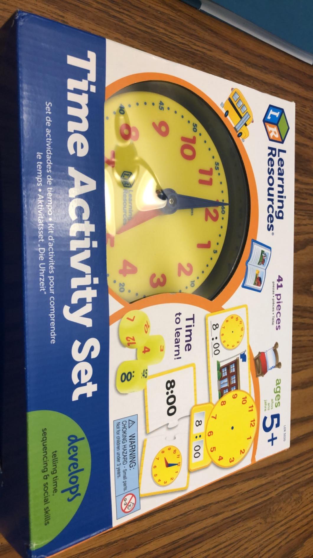 Learning Resources Time Activity Set customer photo 1
