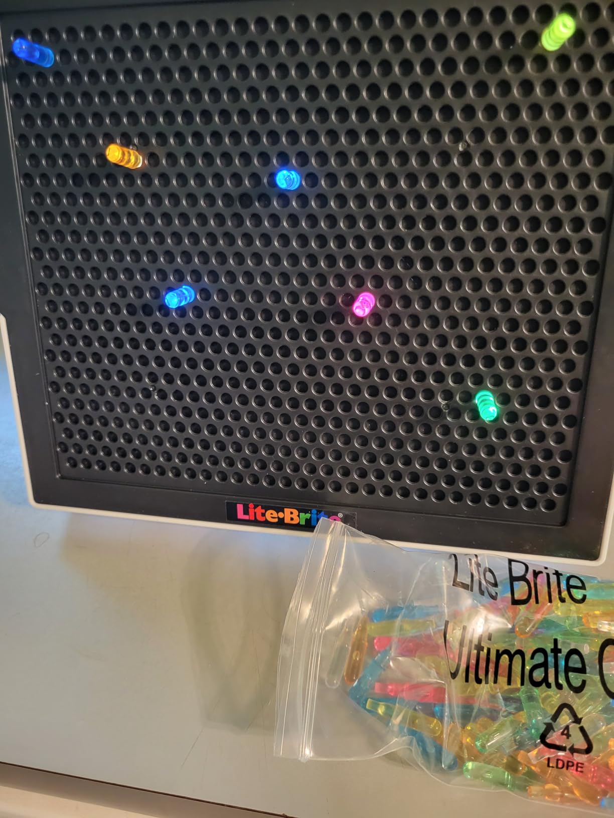 Lite Brite Classic, Favorite Retro Toy - Create Art with Light, STEM, Educational Learning, Holiday, Birthday, Gift, Boys, Kid, Toddler, Girls Age 4+ customer photo 2