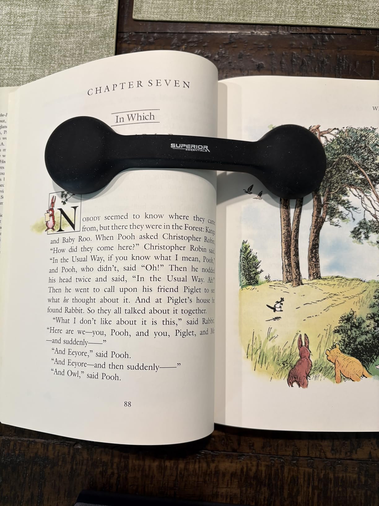 Bookmark/Weight-Page Holder-Holds Books Open and in Place-Black-by Superior Essentials customer photo 1