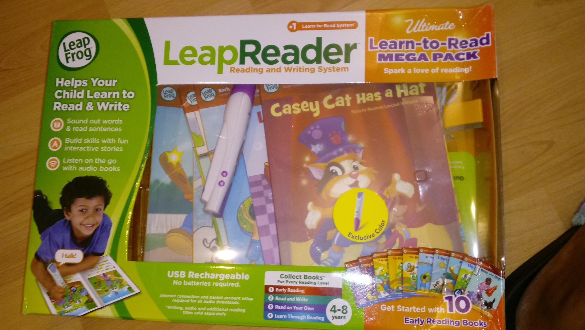 LeapFrog LeapReader System Learn-to-Read 10 Book Mega Pack, Pink customer photo 1