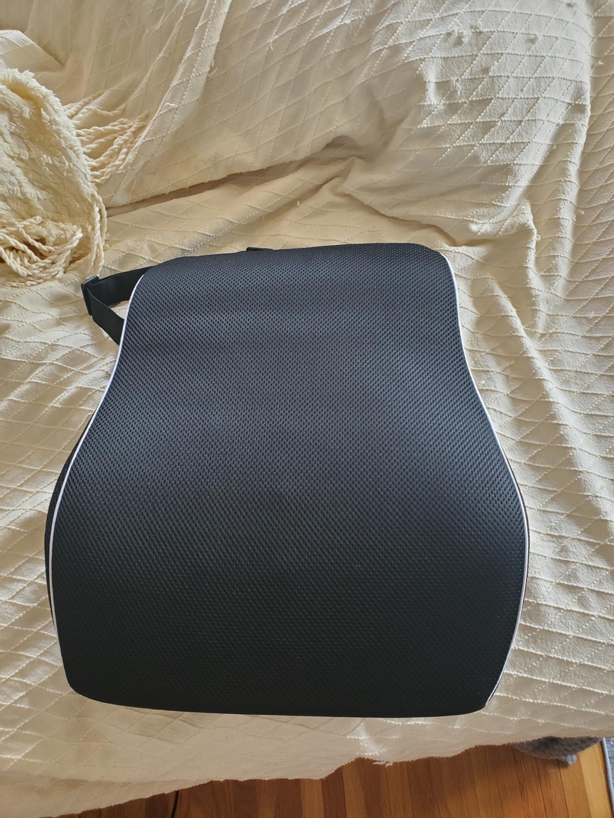 Lumbar Support Pillow for Office Chair, Office Home Essentials,Gifts for Mom,Dad, Back Support Pillow for Car, Chair Cushions,Back Pain Relief Improve Posture,Mesh Cover Double Adjustable Straps customer photo 2