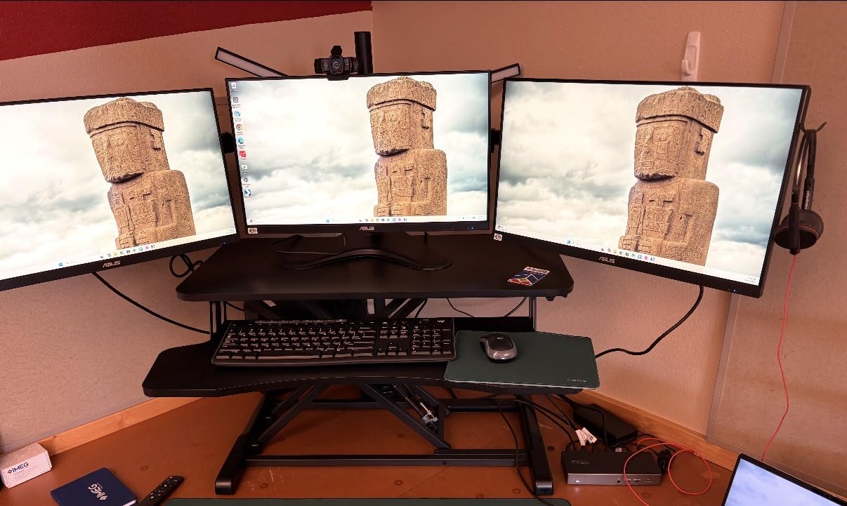 VIVO Black 32 in Standing Desk Converter, DESK-V000K customer photo 2