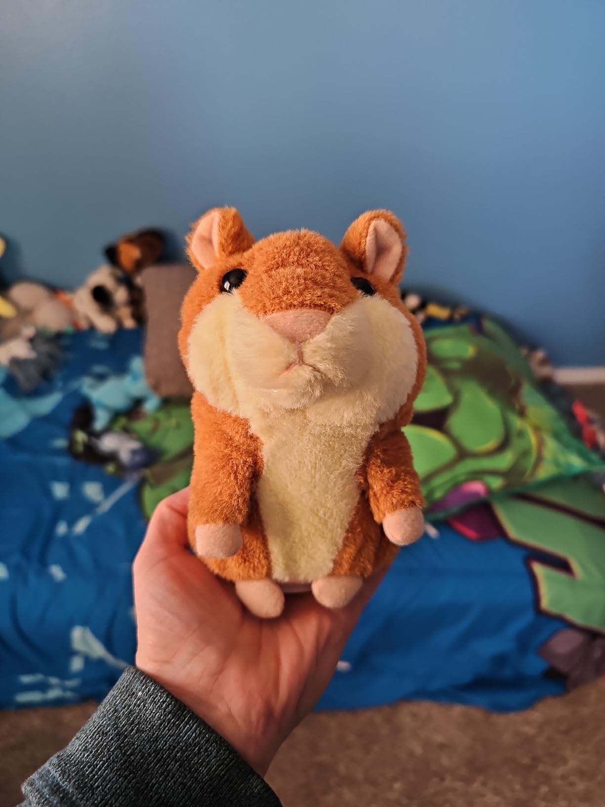 Ayeboovi Talking Hamster Repeats What You Say, Plush Toy for Toddler & Kids customer photo 1