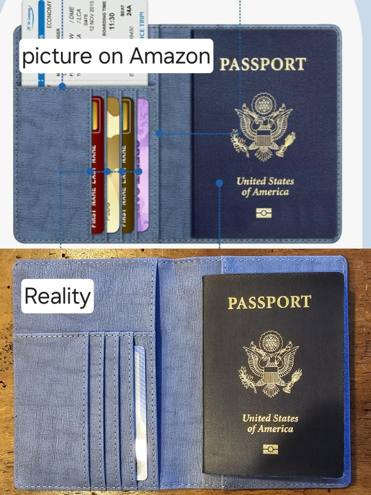 FINTIE Passport Holder, Slim Travel Wallet RFID Blocking Card Case Cover customer photo 1