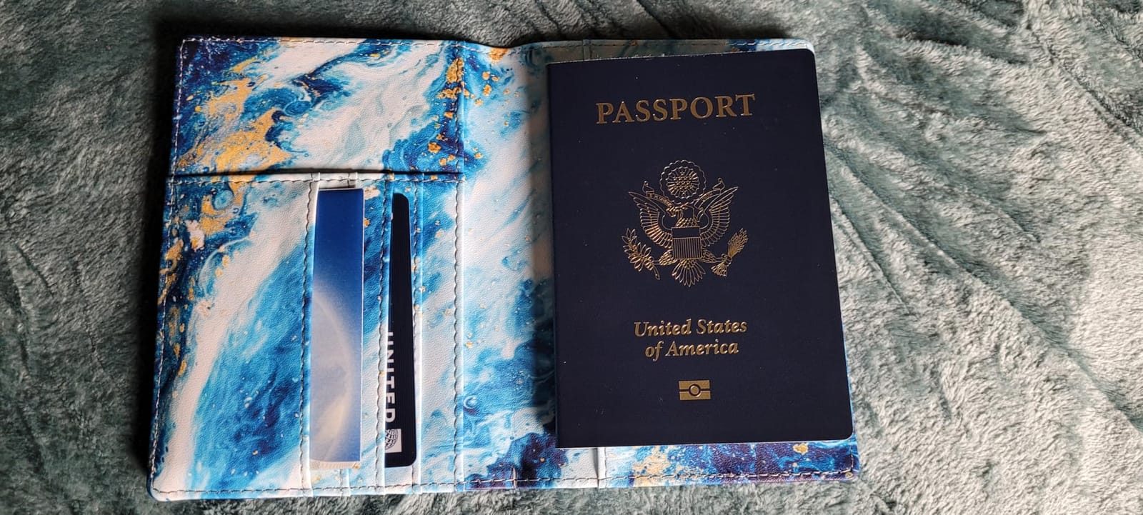 FINTIE Passport Holder, Slim Travel Wallet RFID Blocking Card Case Cover customer photo 2