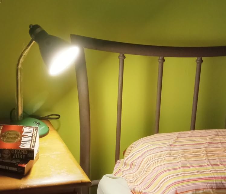 LEPOWER Metal Desk Lamp, Adjustable GooseNeck Reading Light for Bedroom customer photo 1