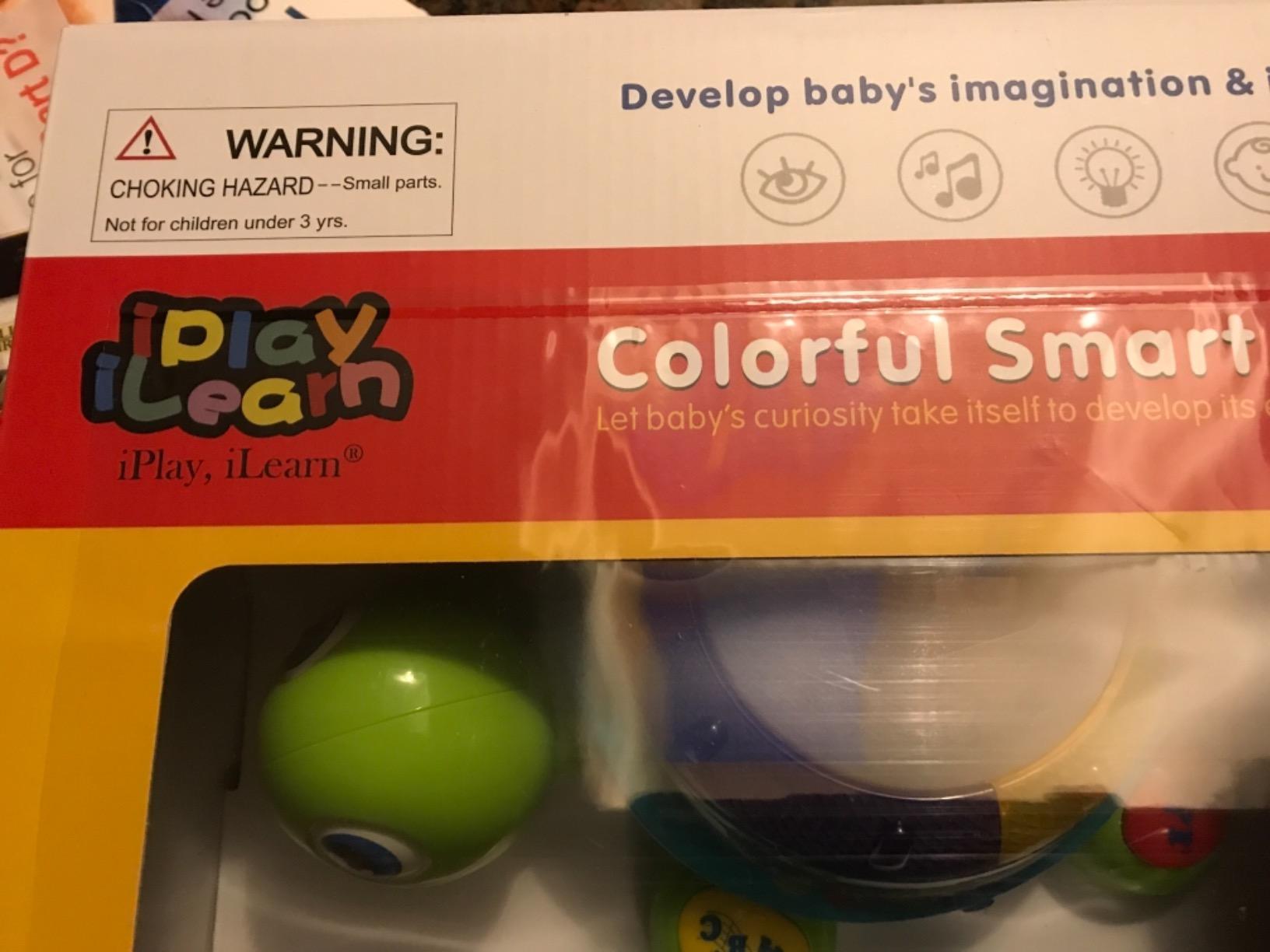 iPlay, iLearn Baby Musical Turtle Crawling Toy, Spanish English Bilingual customer photo 2