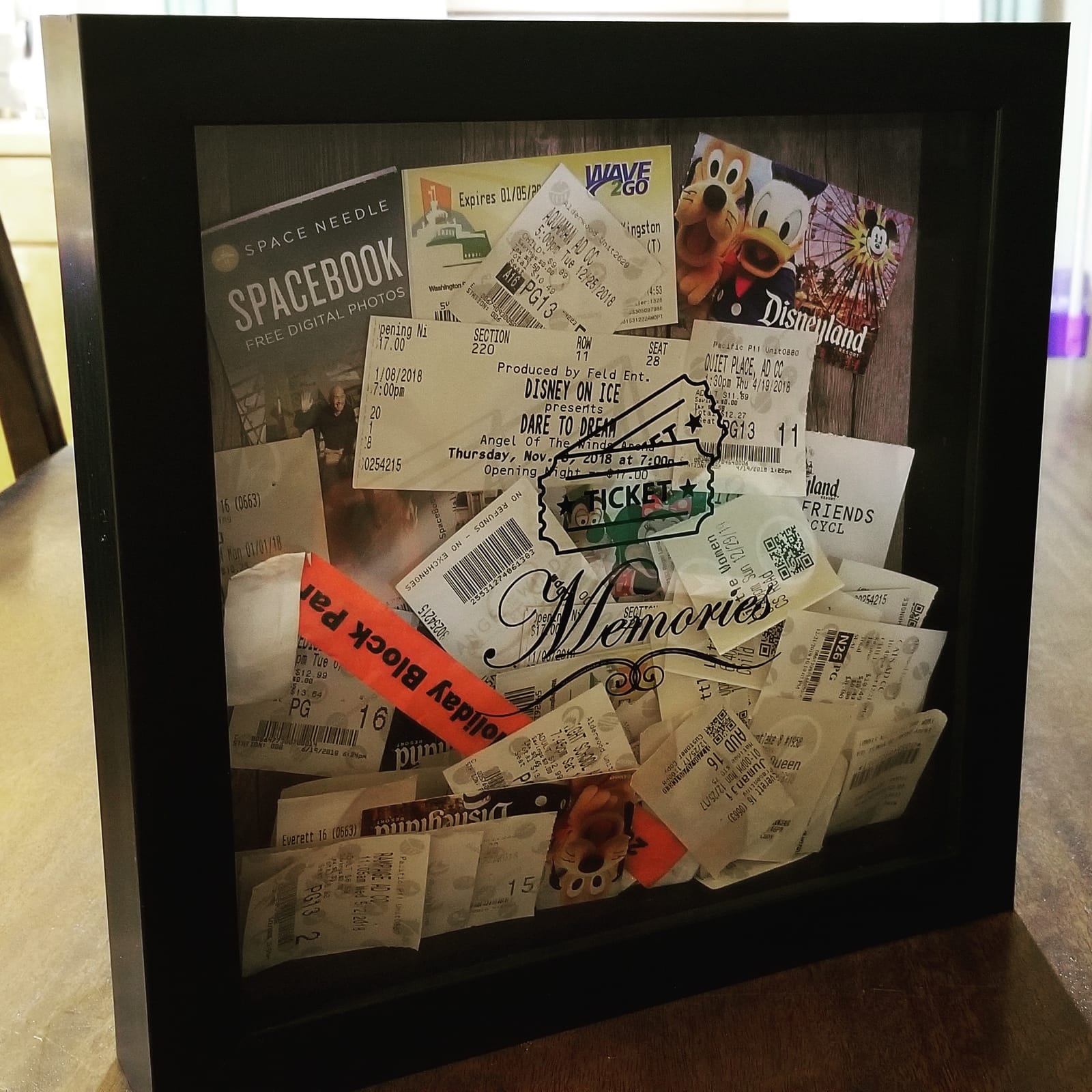 Lawrence Frames Black 10x10 Shadow Box Ticket Holder customer photo 2