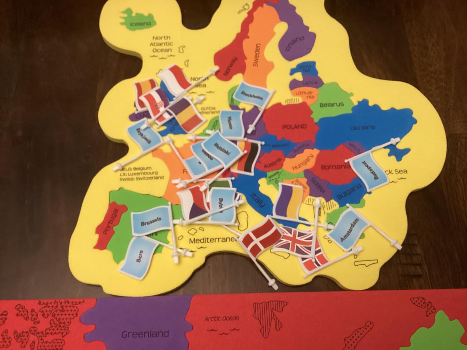Imagimake Mapology World Map Puzzle - Includes Country Flags & Capitals | Fun Jigsaw Puzzle Kids Ages 5-8 | Educational Toys for Ages 8-13 | Geography Gifts for Girls & Boys 5, 6, 7, 8, 9, 10, 11, 12 customer photo 1