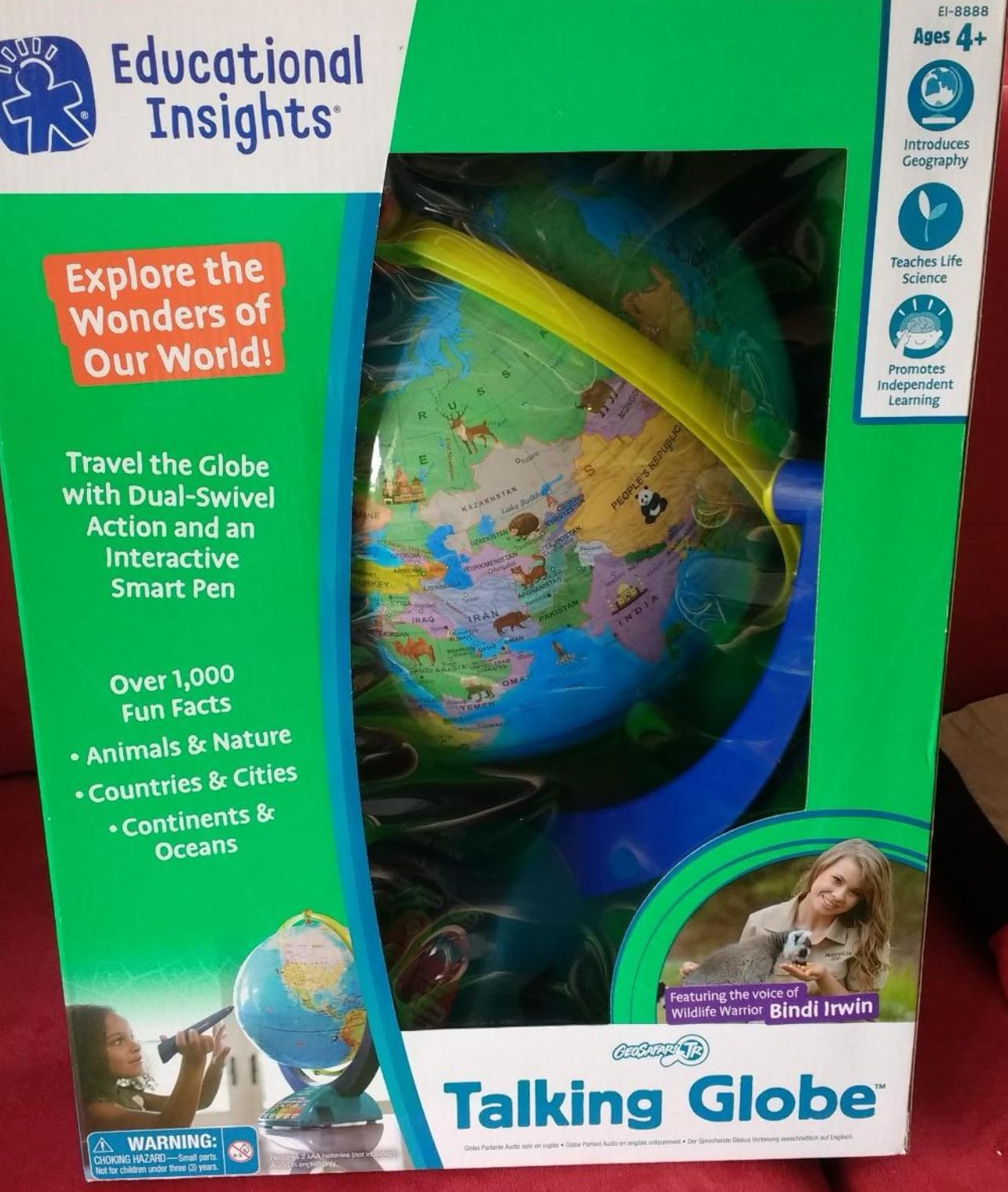 Educational Insights GeoSafari Talking Globe Featuring Bindi Irwin customer photo 2