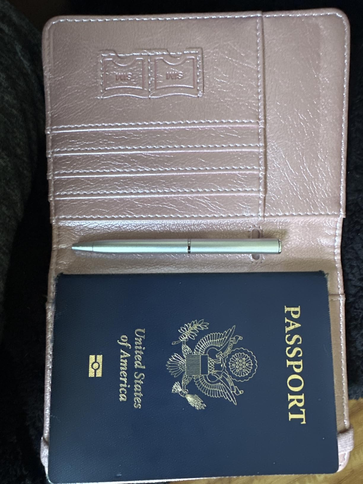 WALNEW Passport Holder for Travel, RFID Passport Wallet, Travel Essentials customer photo 1