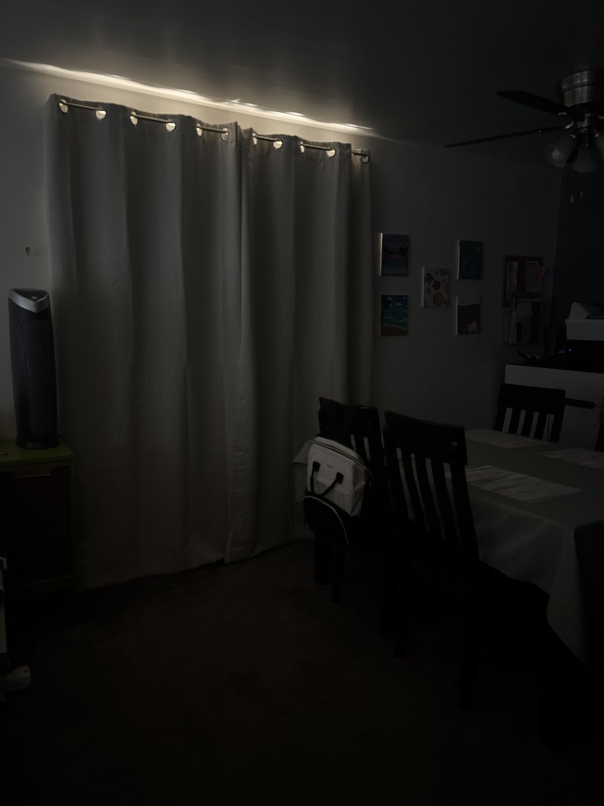 NICETOWN Grey Full Shade Curtain Panels for Dining Room 52x84 in 2 Panels customer photo 1