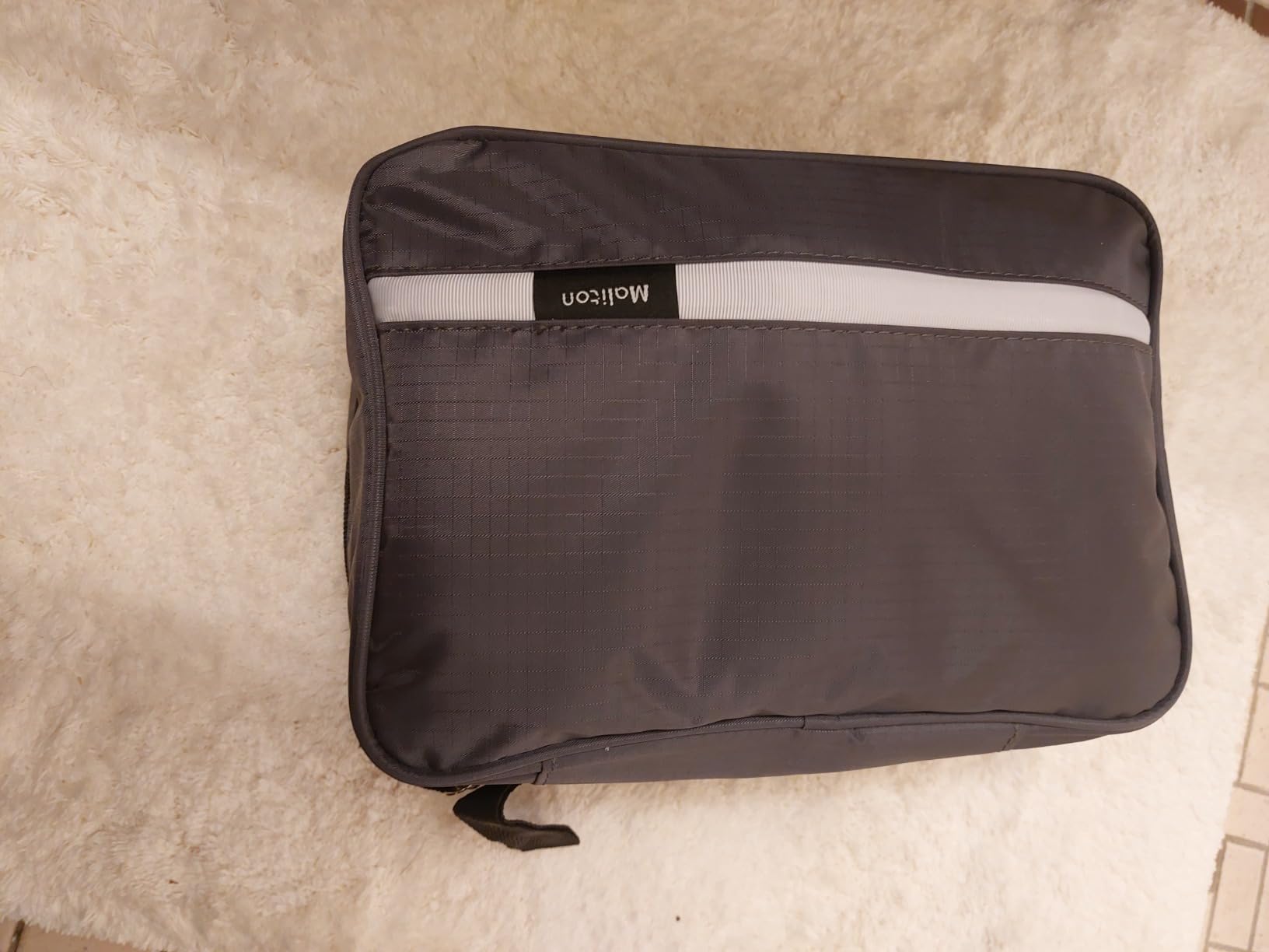 Maliton Toiletry Bag for Men & Women Travel Toiletry Bag Hanging Toiletry Bag Hygiene Bag with 4 Compartments Waterproof Bathroom Shower Bag for Traveling(Black) customer photo 2