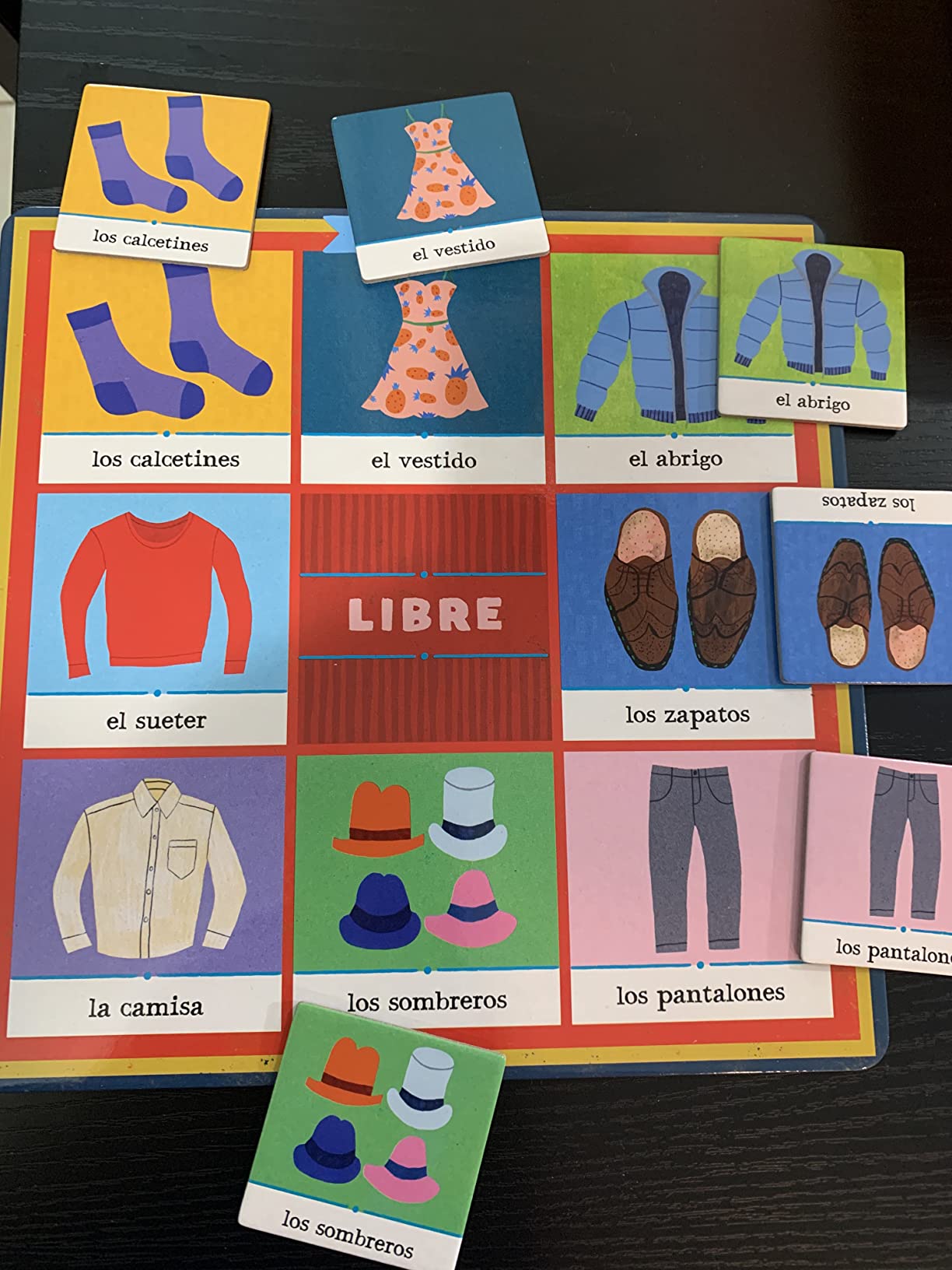 eeBoo Spanish Vocabulary Bingo for Kids Ages 5+, for 2-6 Players customer photo 2