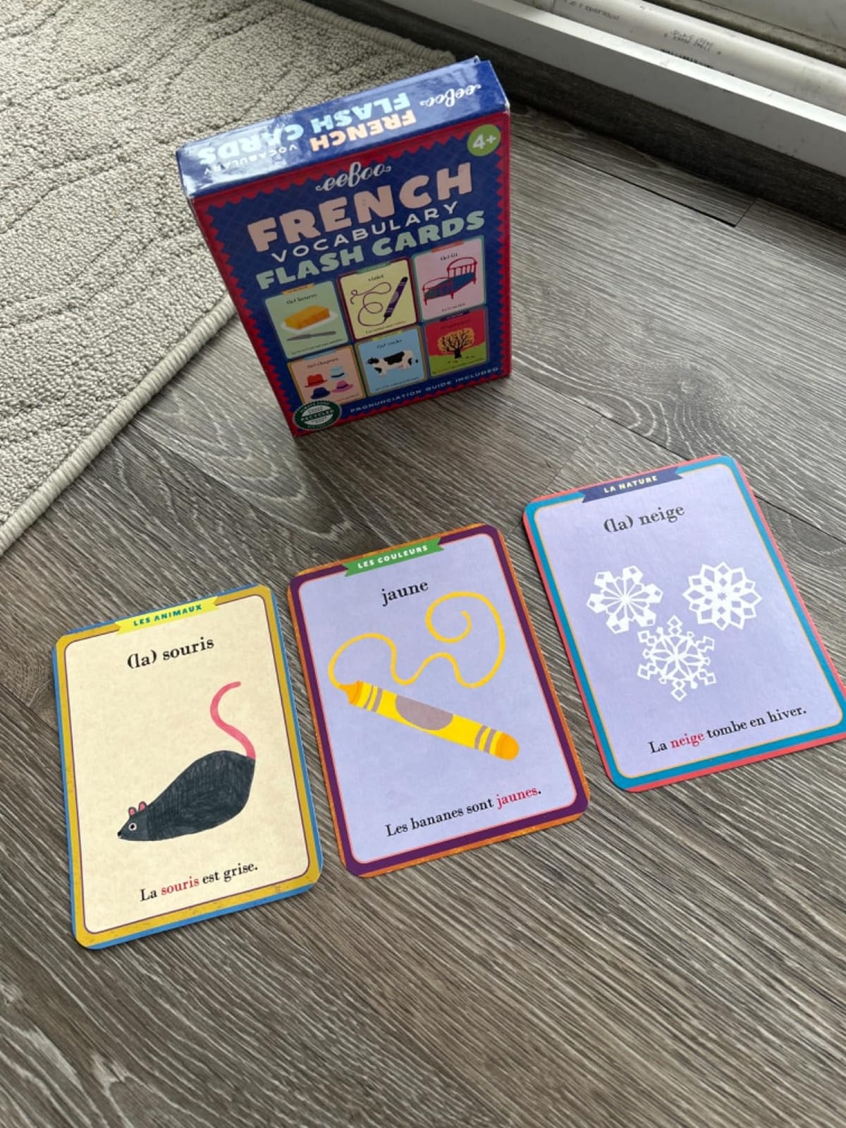 eeBoo: French Vocabulary Flash Cards, Learn French, Imaginative Problem Solving, Educational Games that Cultivates Conversation, Socialization, and Skill-Building, Perfect for Ages 4 and up customer photo 2