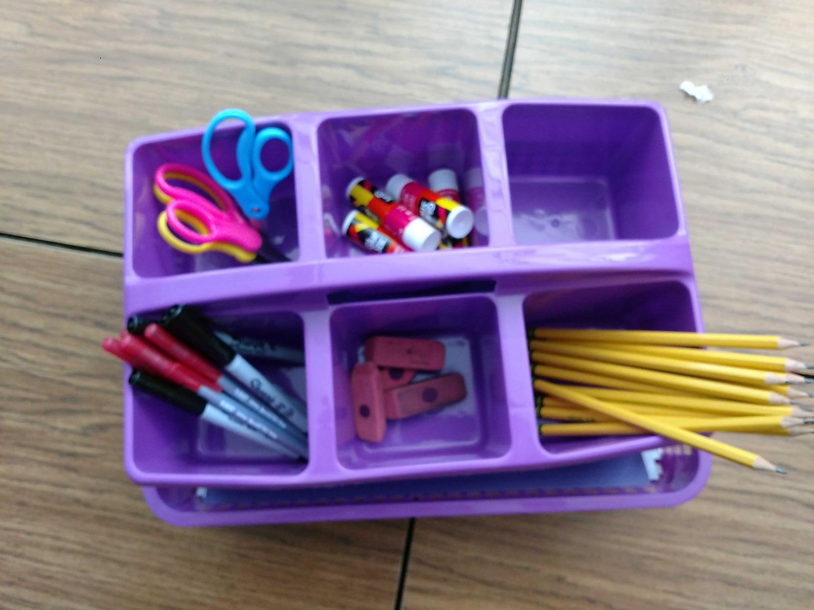 Really Good Stuff Large Plastic Storage Baskets with Handles customer photo 1