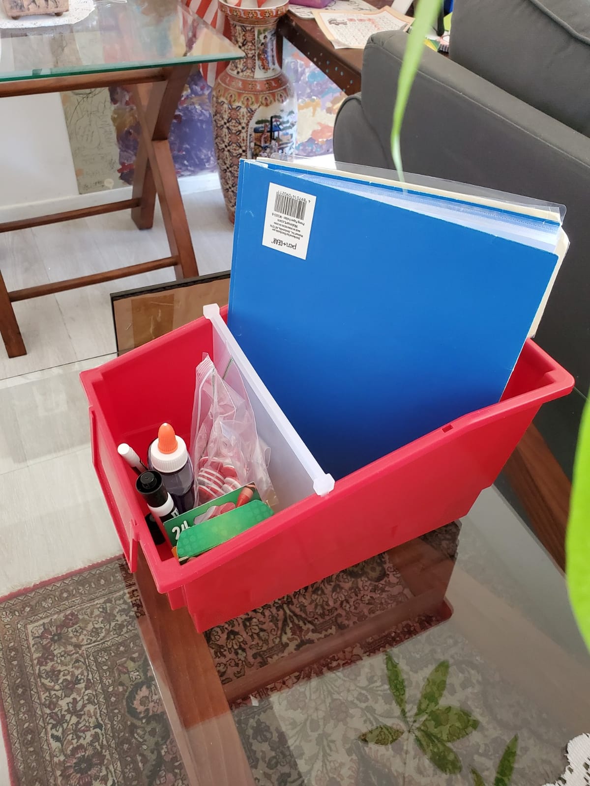 Really Good Stuff Chapter Book Classroom Library Bins with Dividers -4 Pack customer photo 1