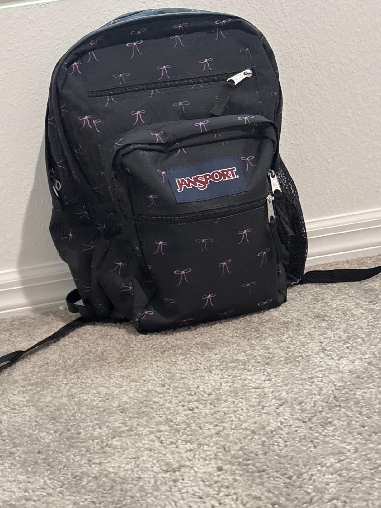 JanSport Laptop Backpack - Computer Bag with 2 Compartments, Ergonomic Shoulder Straps, 15” Laptop Sleeve, Haul Handle - Black customer photo 1