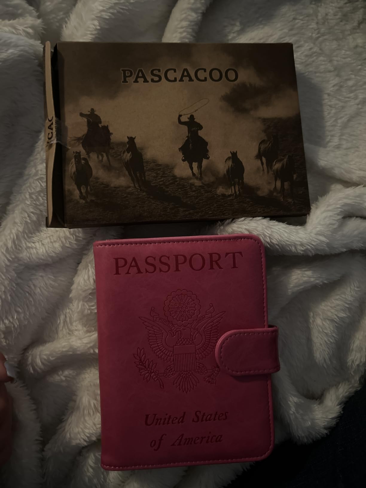 Passport Holder Cover Wallet RFID Blocking, Travel Essentials customer photo 1