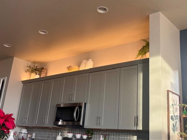 MYPLUS Under Cabinet LED Lighting, 16.4ft Dimmable Strip Lights, 3000K customer photo 1
