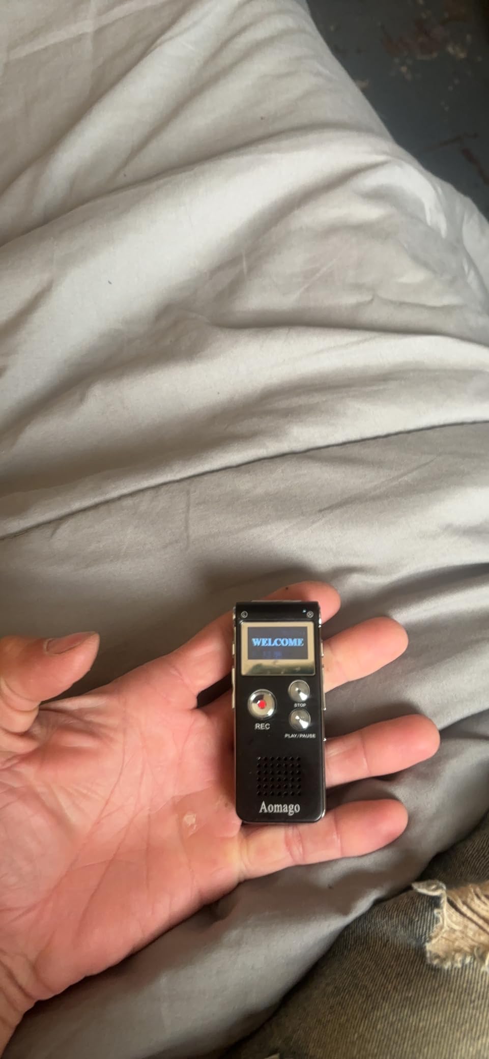 64GB Digital Voice Recorder Voice Activated Recorder for Lectures, Meetings, Interviews Aomago Audio Mini Recorder Portable Tape Dictaphone with Playback, USB, MP3 customer photo 1