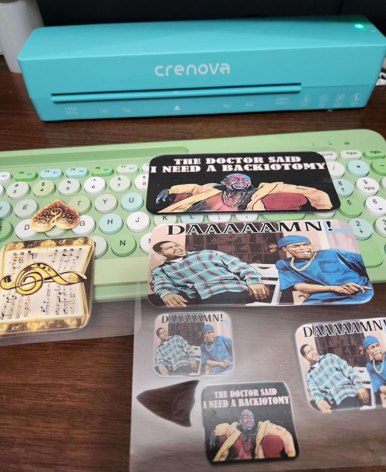 Crenova Laminator Machine with 10 Laminating Sheets, A4 Laminating Machine customer photo 1