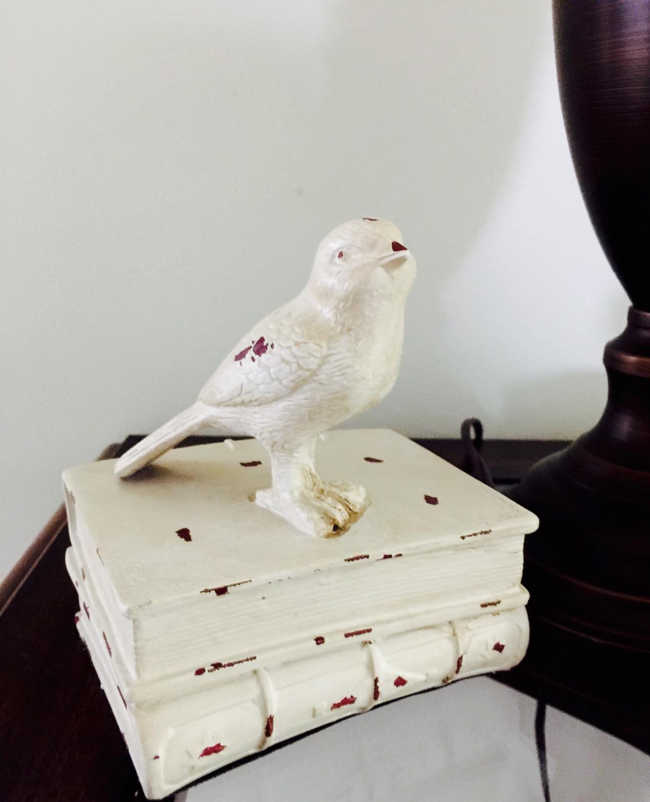 MyGift Gold Bird Bookends Decorative for Heavy Books, Brass Book Ends for Shelves, Vintage Resin Bookends, 1 Pair customer photo 1