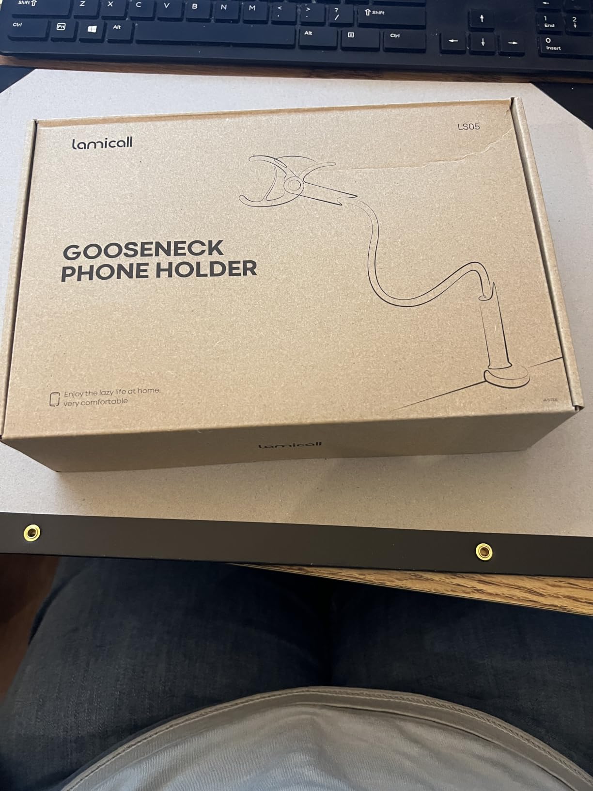 Lamicall Gooseneck Bed Phone Holder 33.4