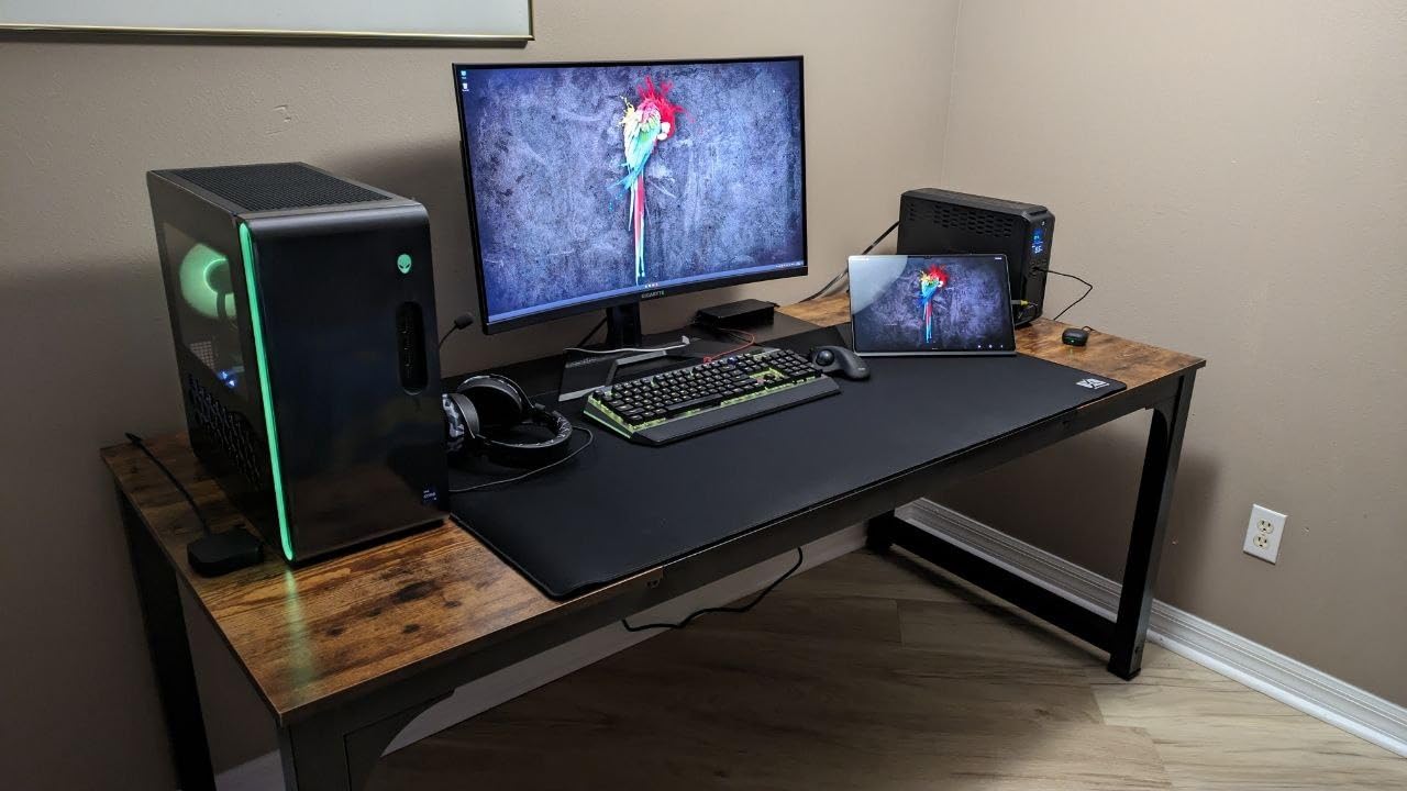 3XL Huge Mouse Pads Oversized (48''x24'') - Extra Large Gaming XXXL Mousepad for Full Desk - Super Thick Nonslip Rubber Base and Waterproof Desktop Keyboard Extended Mouse Mat (Black, XXX-Large) customer photo 2