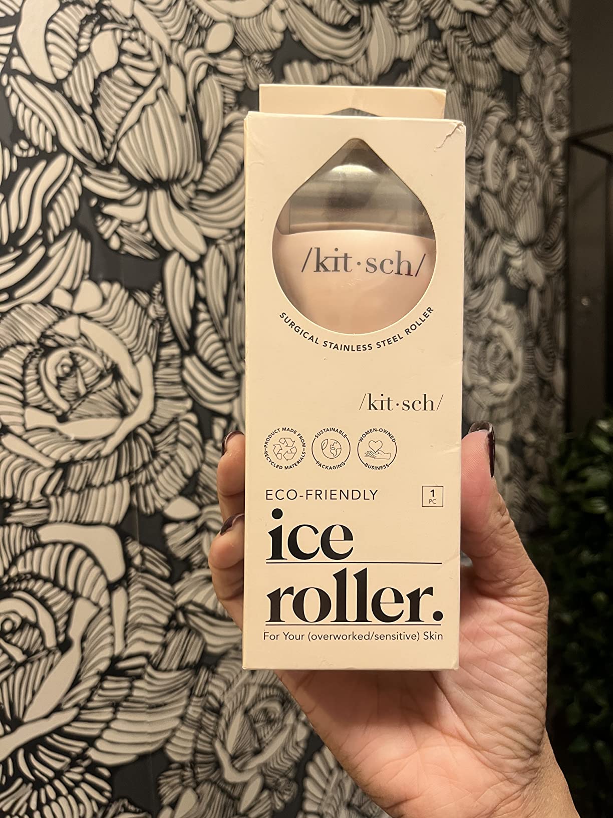 Kitsch Ice Roller for Face – Cooling Face Rollers for Women & Men - Pink customer photo 1