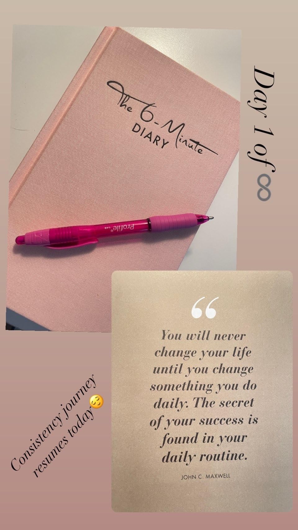 UrBestSelf 6-Minute Diary – 3-Million-User Gratitude Journal for Women & Men with Prompts – Guided Self Care Book Based on Positive Psychology – Daily Manifestation customer photo 2